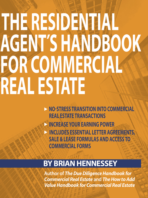 Title details for The Residential Agent's Handbook for Commercial Real Estate by Brian Hennessey - Wait list